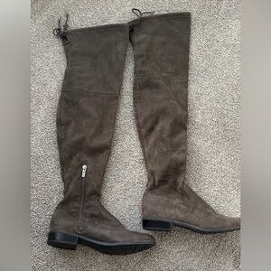 Marc Fisher Taupe Over-the-Knee Boots, Size 6